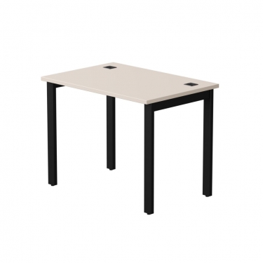 Стол прямой на металлокаркасе, опоры 90 гр Everprof Everprof EVO 254S005 Кашемир Черный