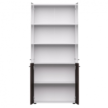 Шкаф комбинированный со стеклом Everprof Everprof EVO 254Н004 Дуб Пасадена Белый