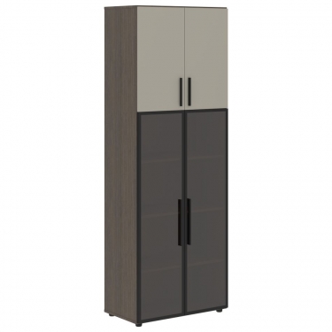 Шкаф комбинированный Skyland VELION VHCS 80.2 Аметист Дуб Сильвер
