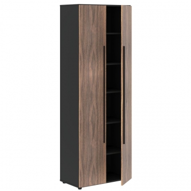 Шкаф с глухими дверьми Skyland VELION VENEER VRHCS 80.1 Американский орех Яшма черная