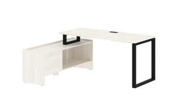 Стол с тумбой Skyland EDIS EQCT 17614 Ясень Траун Черный