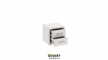Тумба прикроватная с мягкой обивкой SMART мебель Элис тип 1 Светлая
