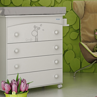 Комод пеленальный Micuna Micuna Sabana B-970 White Stars Grey