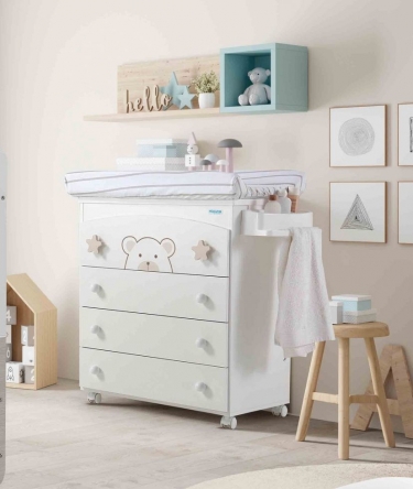 Комод пеленальный Micuna Micuna Bubu B-970 White Beige Stars