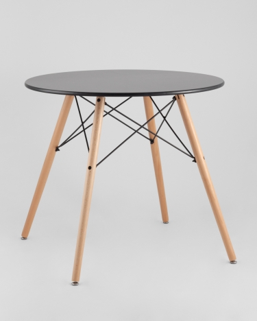 Стол обеденный Stool Group DSW D80 Черный