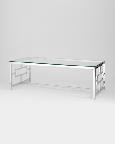 Журнальный стол Stool Group БРУКЛИН 120x60 Серебро