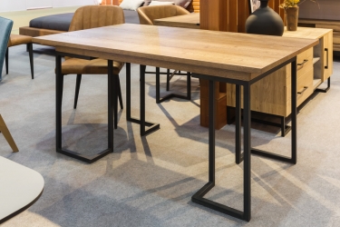 Стол раскладной обеденный R-home Loft 120 Дуб табак