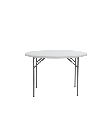 Стол круглый складной Stool Group Кейт 116 см Белый