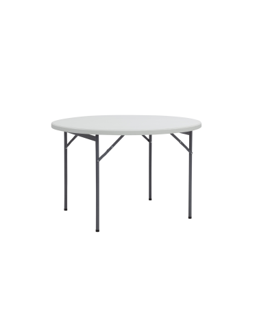 Стол круглый складной Stool Group Кейт 116 см Белый