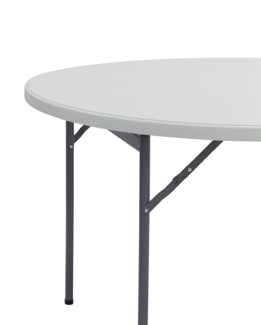 Стол круглый складной Stool Group Кейт 116 см Белый