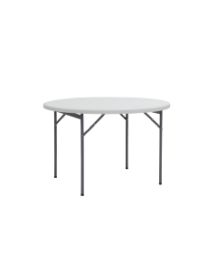 Стол круглый складной Stool Group Кейт 116 см Белый