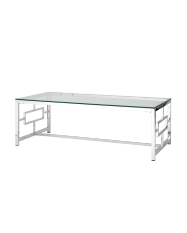 Журнальный стол Stool Group БРУКЛИН 120x60 Серебро