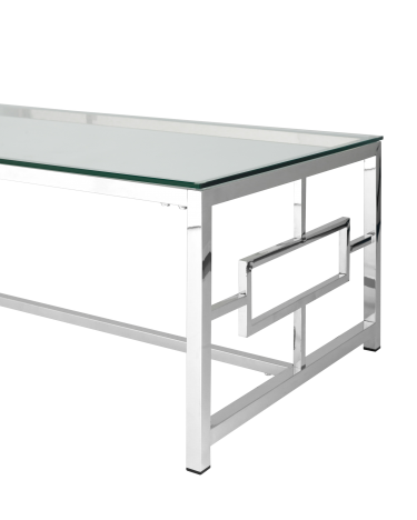Журнальный стол Stool Group БРУКЛИН 120x60 Серебро