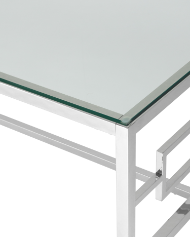 Журнальный стол Stool Group БРУКЛИН 120x60 Серебро