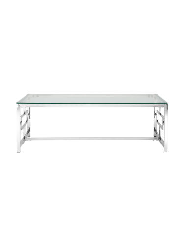 Журнальный стол Stool Group БРУКЛИН 120x60 Серебро