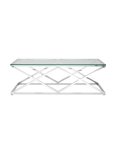 Стол журнальный Stool Group ИНСИГНИЯ 120x60 Серебро