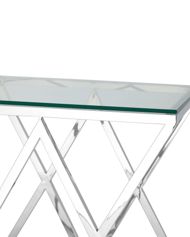 Журнальный стол Stool Group ИНСИГНИЯ 55x55 Серебро