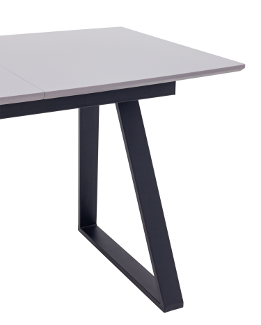 Стол обеденный раскладной Stool Group Детройт 120-160 Серый