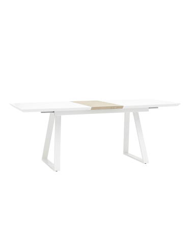 Стол обеденный Stool group Детройт, раскладной, 160-200х90, белый