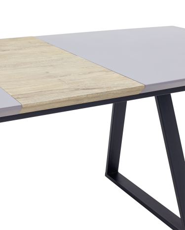 Стол обеденный раскладной Stool Group Детройт 160-200 Серый