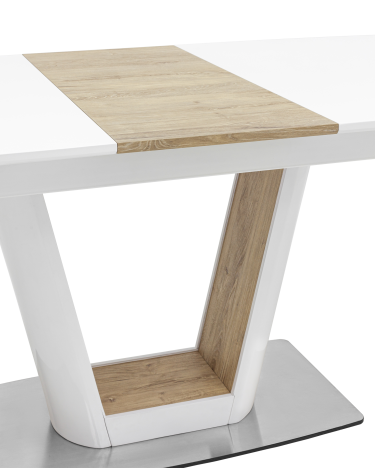 Стол обеденный раскладной Stool Group Атланта 160-200 Белый