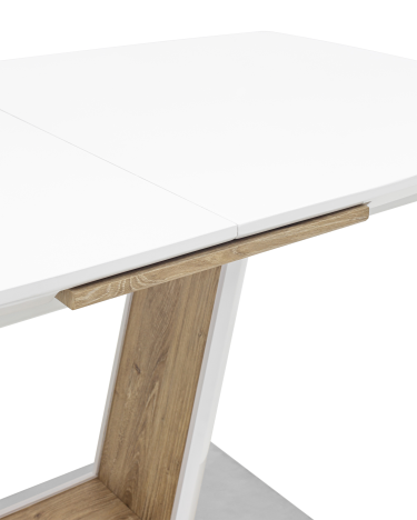 Стол обеденный раскладной Stool Group Атланта 160-200 Белый