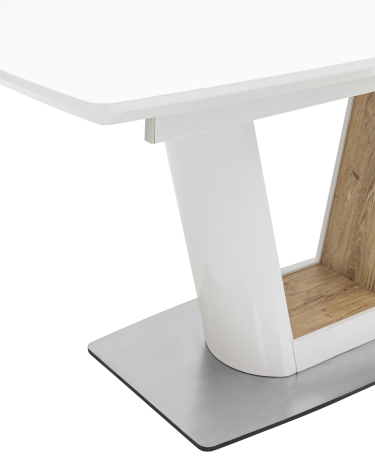 Стол обеденный раскладной Stool Group Атланта 160-200 Белый