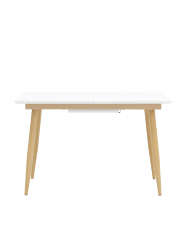 Стол обеденный Stool Group Стокгольм 120-160 Белый