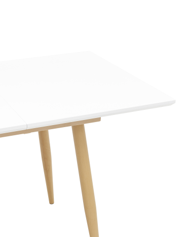 Стол обеденный Stool Group Стокгольм 120-160 Белый
