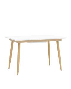 Стол обеденный Stool Group Стокгольм 120-160 Белый