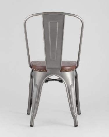 Стул Stool Group TOLIX SOFT мягкий Серебристый