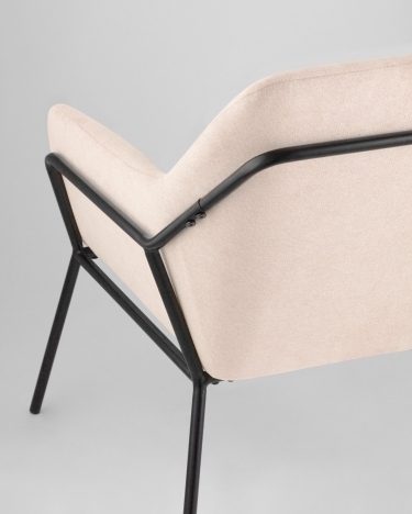Кресло Stool Group Шелфорд Светло-розовое
