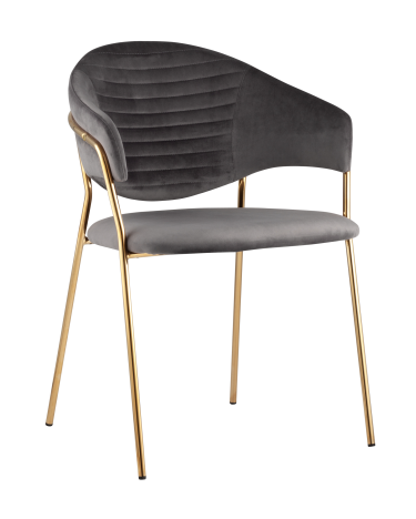 Стул мягкий Stool Group Эвита Серый