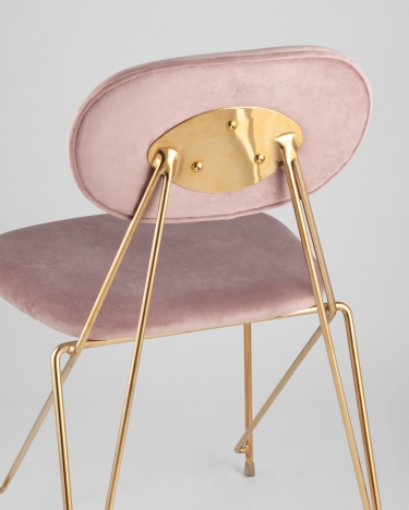 Стул Stool Group Элис мягкий Розовый