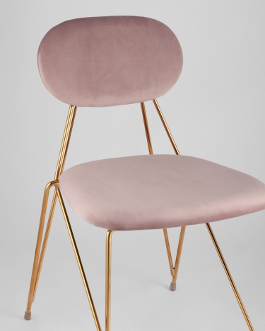 Стул Stool Group Элис мягкий Розовый