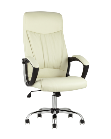 Кресло руководителя Stool Group TopChairs Tower Бежевое