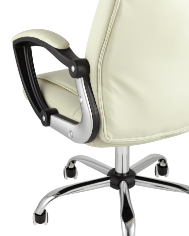 Кресло руководителя Stool Group TopChairs Tower Бежевое