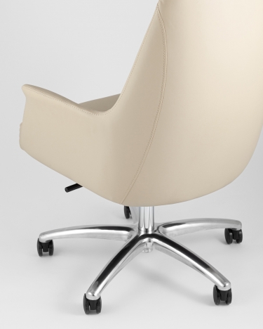 Кресло руководителя Stool Group TopChairs Viking Бежевое