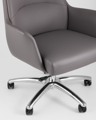 Кресло руководителя Stool Group TopChairs Viking Серое