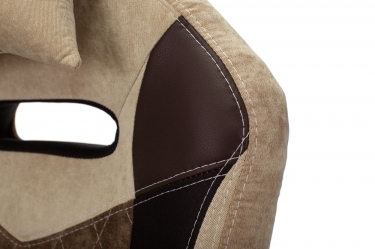 Кресло игровое Zombie Бюрократ VIKING 6 KNIGHT BR FABRIC Коричневый