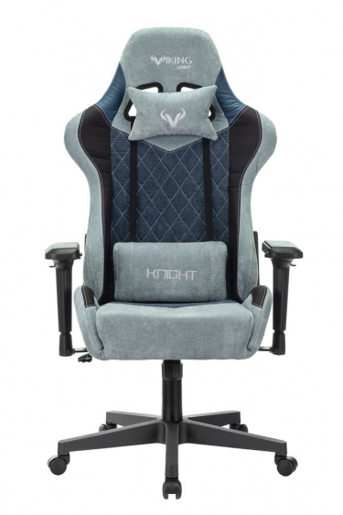 Кресло игровое Zombie Бюрократ VIKING 7 KNIGHT BL FABRIC Синий
