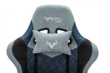 Кресло игровое Zombie Бюрократ VIKING 7 KNIGHT BL FABRIC Синий