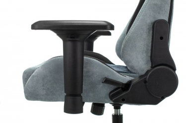 Кресло игровое Zombie Бюрократ VIKING 7 KNIGHT BL FABRIC Синий