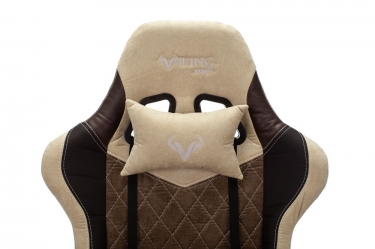 Кресло игровое Zombie Бюрократ VIKING 7 KNIGHT BR FABRIC Коричневый