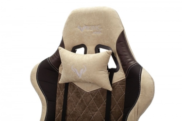 Кресло игровое Zombie Бюрократ VIKING 7 KNIGHT BR FABRIC Коричневый