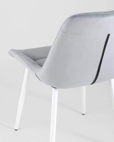 Стул Stool Group Флекс велюр Светло-серый