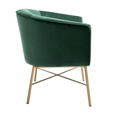 Кресло Stool Group Шале велюр Зеленый