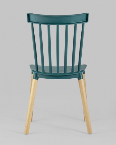 Стул пластиковый Stool Group Field Темно-бирюзовый
