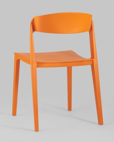 Стул пластиковый Stool Group Moris Оранжевый