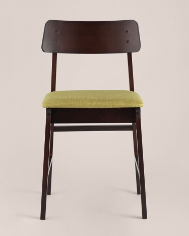 Комплект из двух стульев Stool Group ODEN мягкая тканевая Оливковая обивка